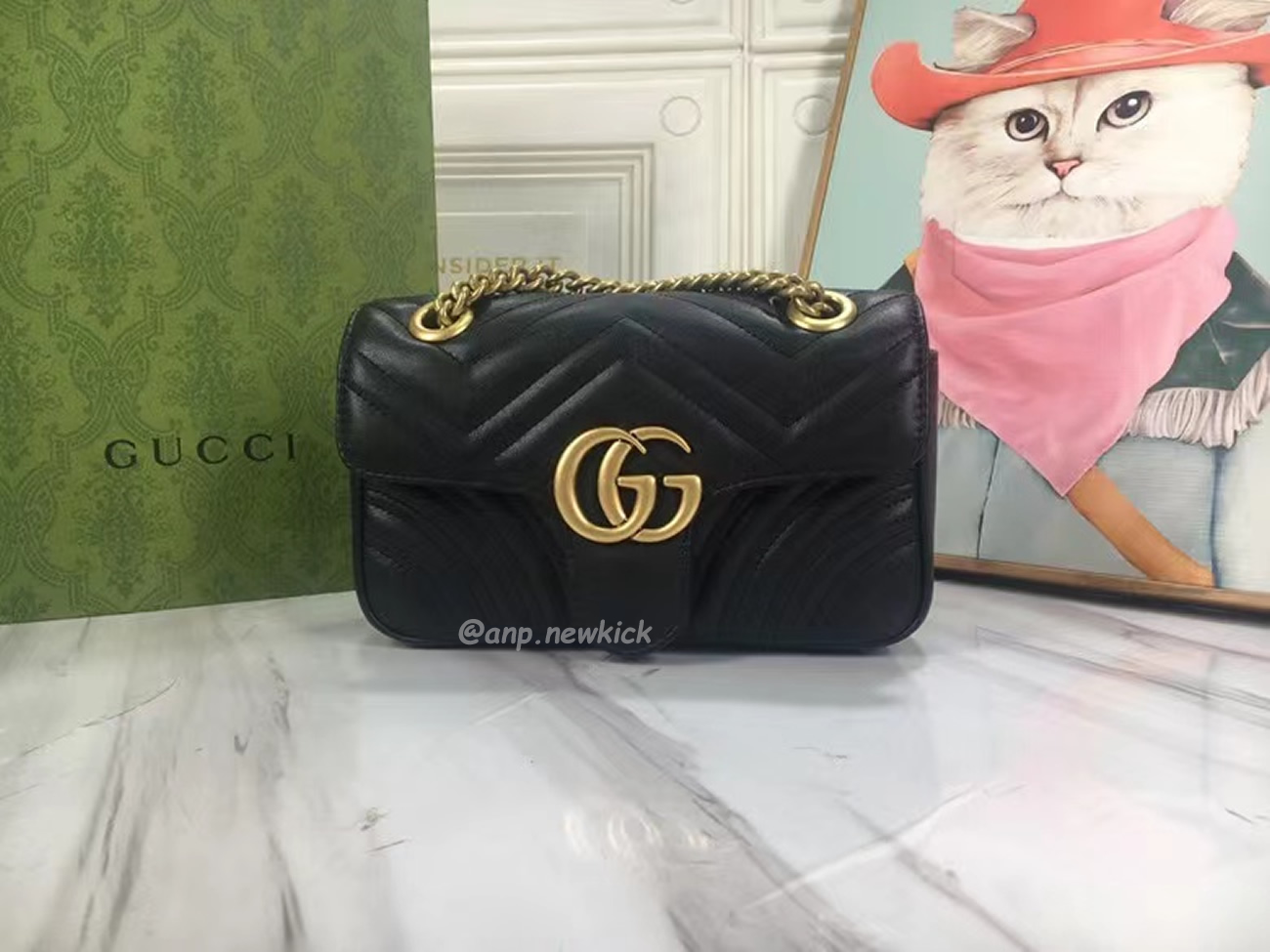 Gucci Gg Marmont Mini Shoulder Bag (6) - newkick.vip